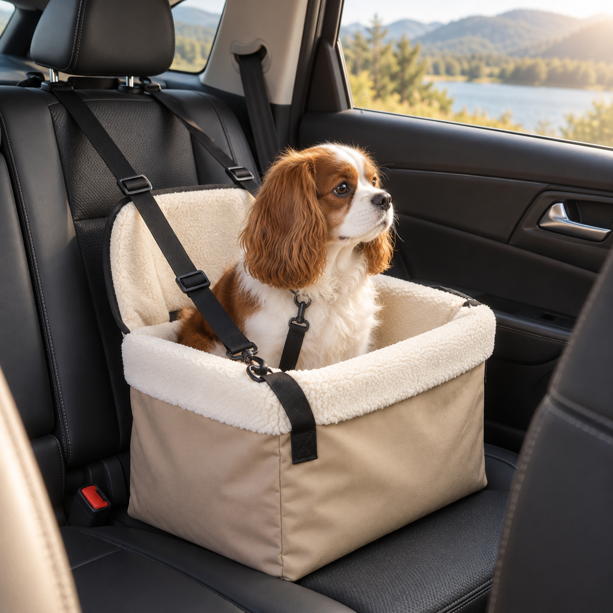 Asiento de Carro para Mascotas Premium