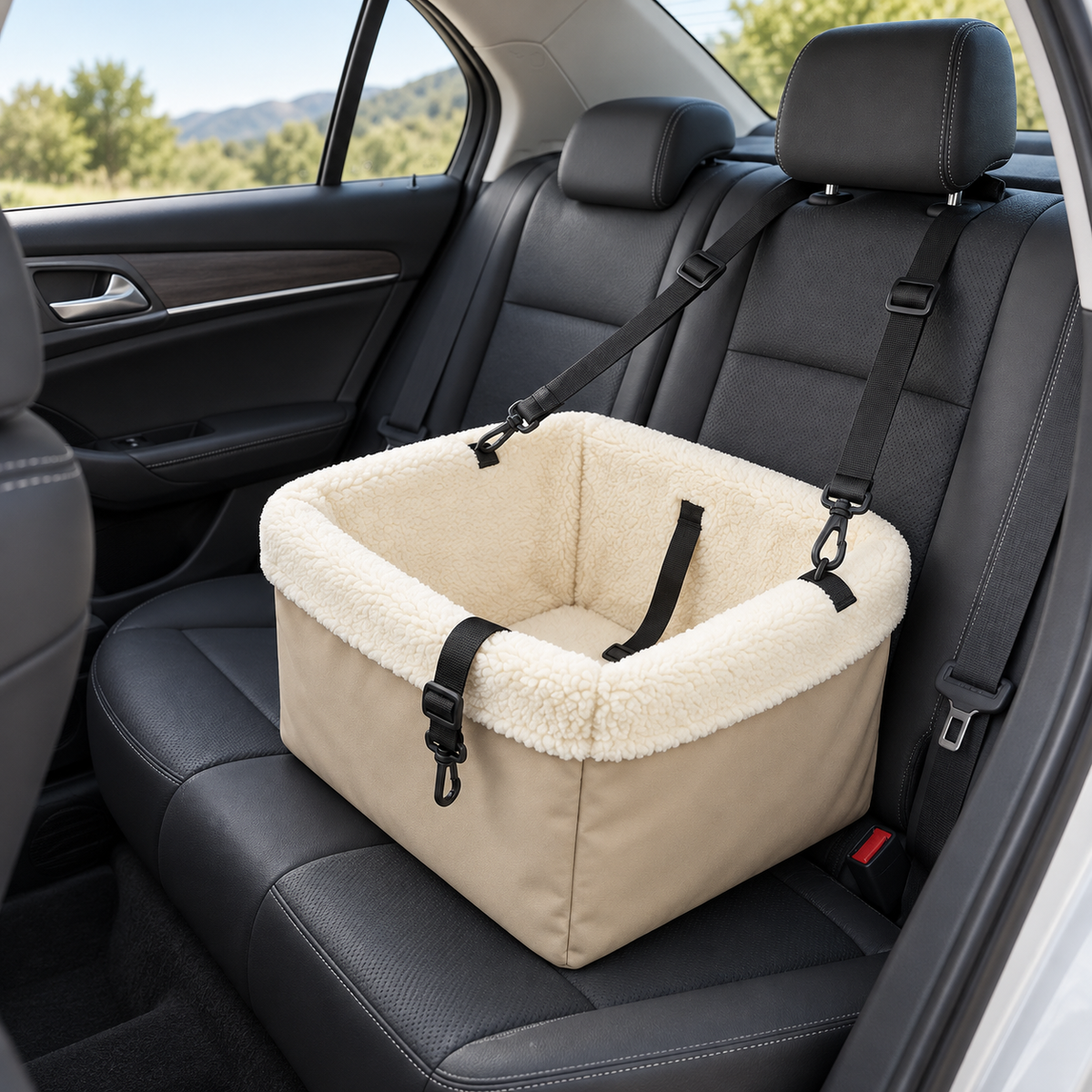 Asiento de Carro para Mascotas Premium