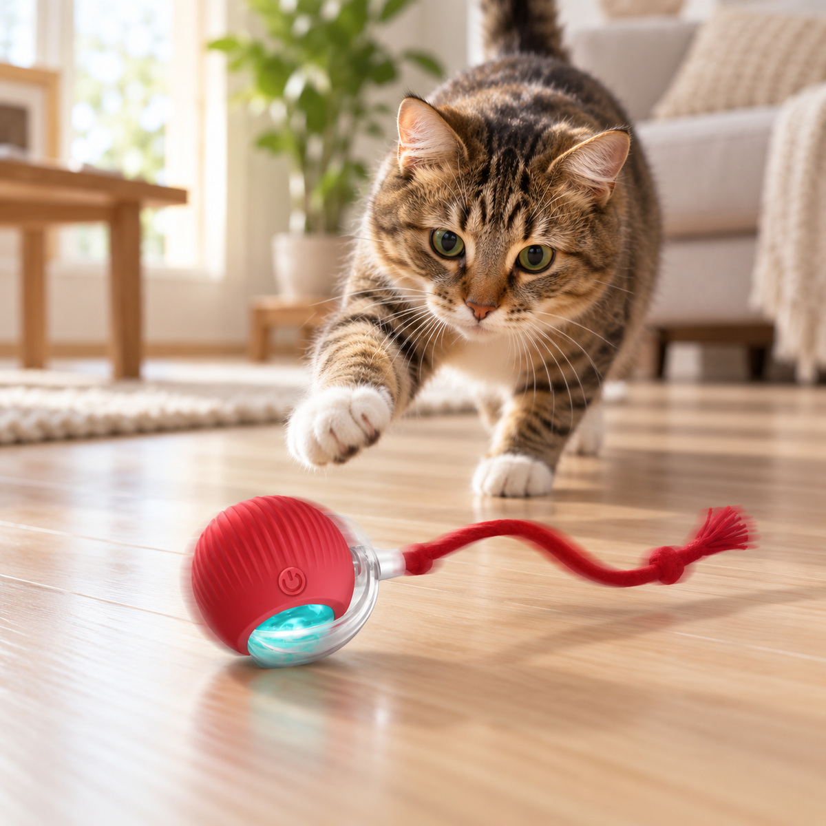 Pelota inteligente Mascota con cuerda